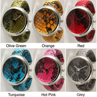 Snake Skin Style Fashion Watch