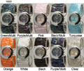 Colored Beads Fashion Bracelet Watch